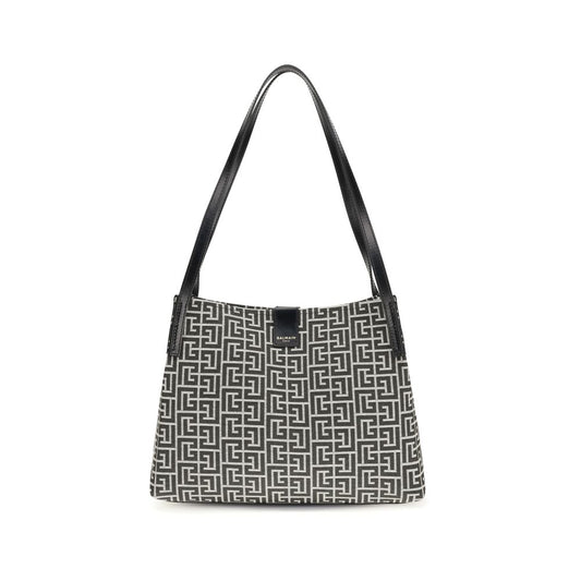Balmain Black Cotton Shoulder Bag Balmain