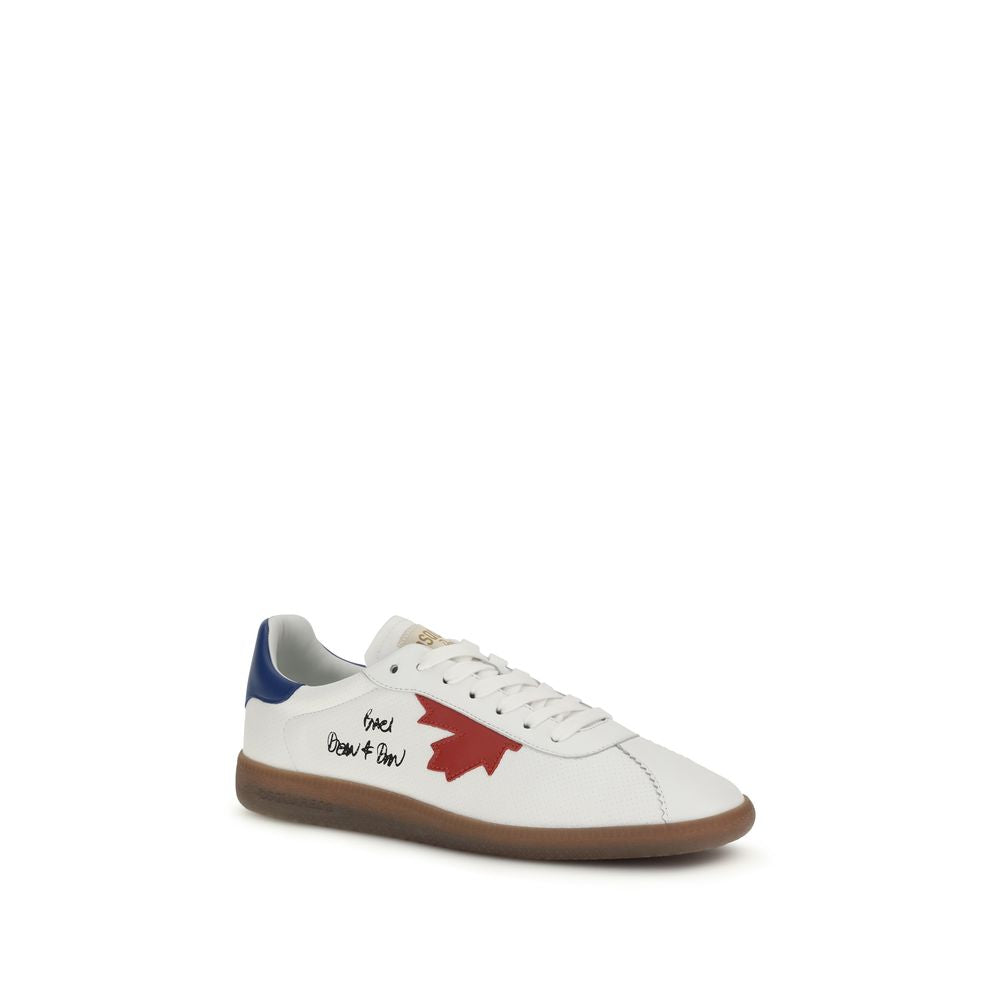 Dsquared² White Calf Leather Bos Taurus Chunky Sneakers Dsquared²