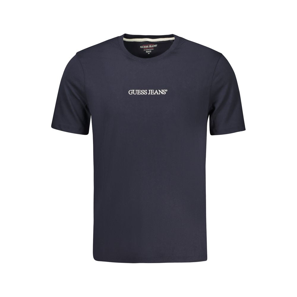 Guess Jeans Blu Organic Cotton Men T-Shirt Guess Jeans
