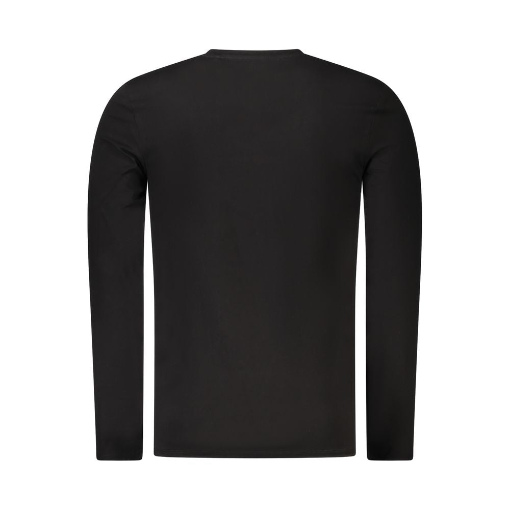 Guess Jeans Black Cotton Men T-Shirt Guess Jeans