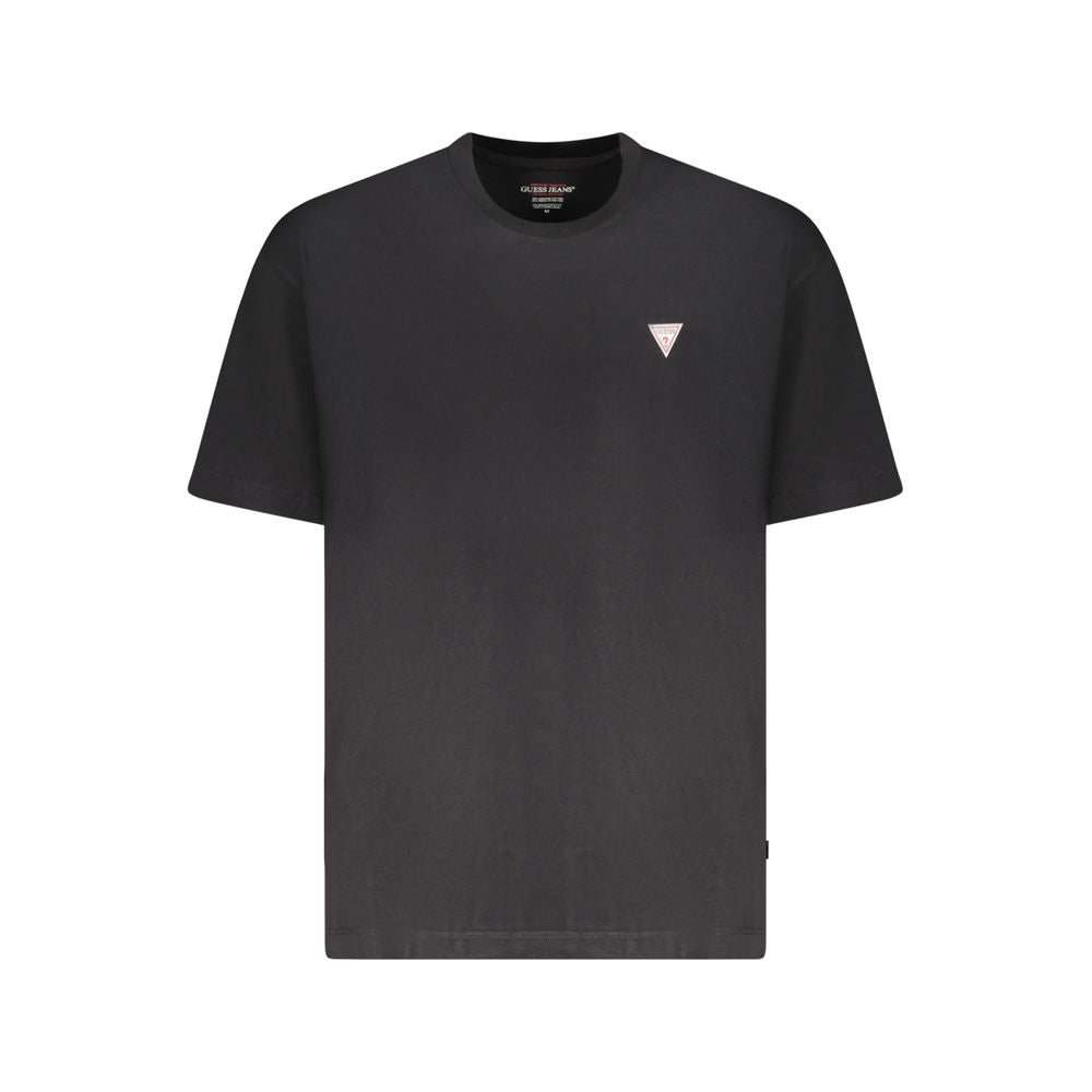Guess Jeans Nero Cotton Mens T-Shirt Guess Jeans