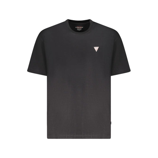 Guess Jeans Nero Cotton Mens T-Shirt Guess Jeans