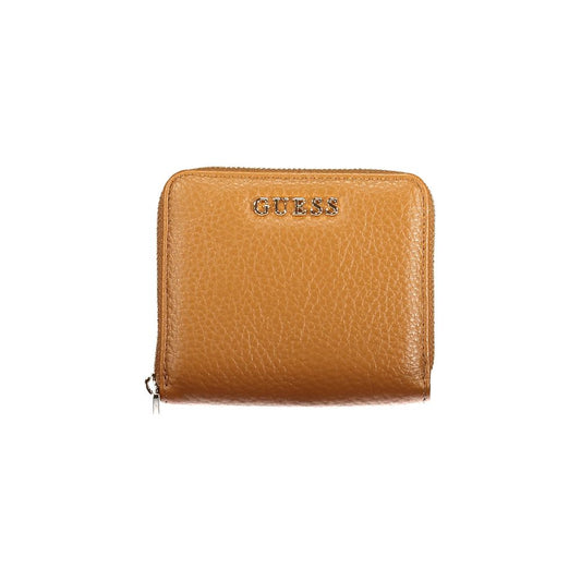Guess Jeans Marrone Poliuretano Female Wallet Guess Jeans
