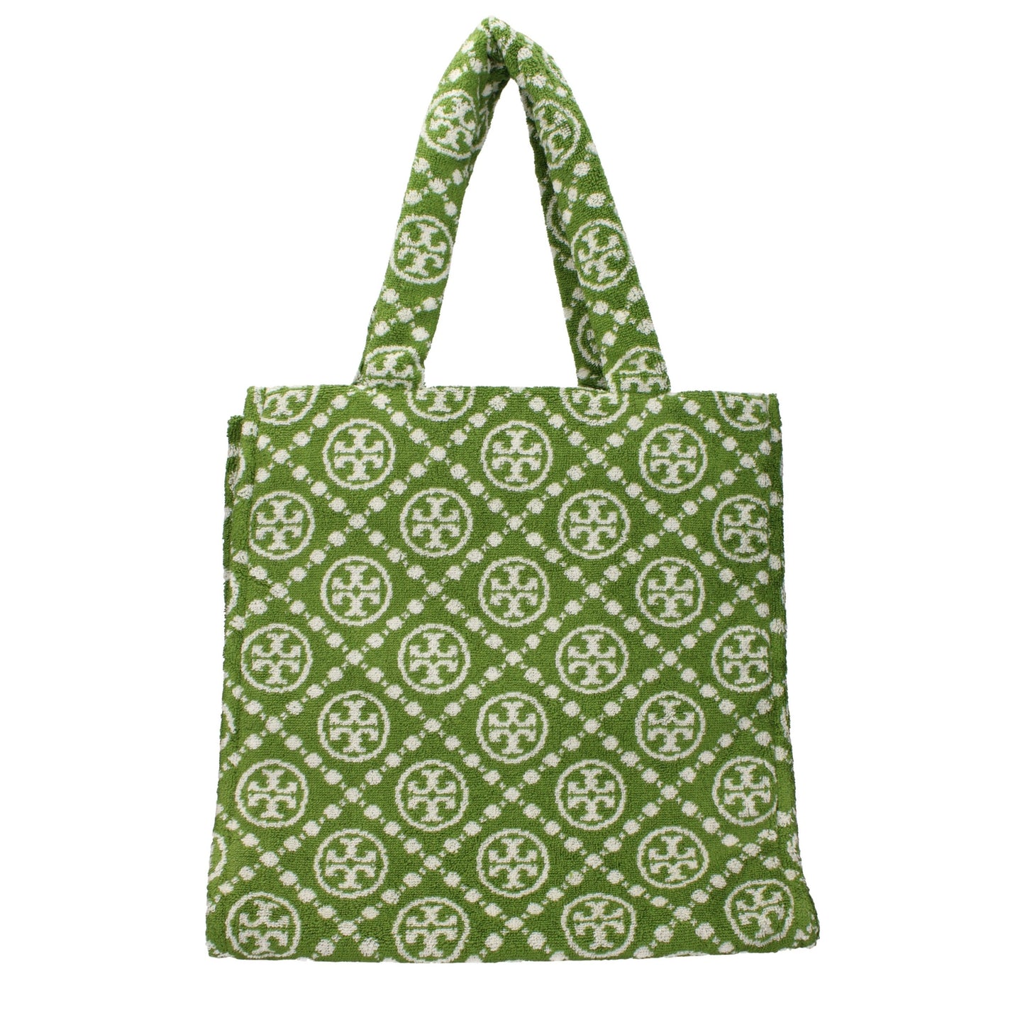 Tory Burch Green Cotton-Like Shoulder Bag Tory Burch