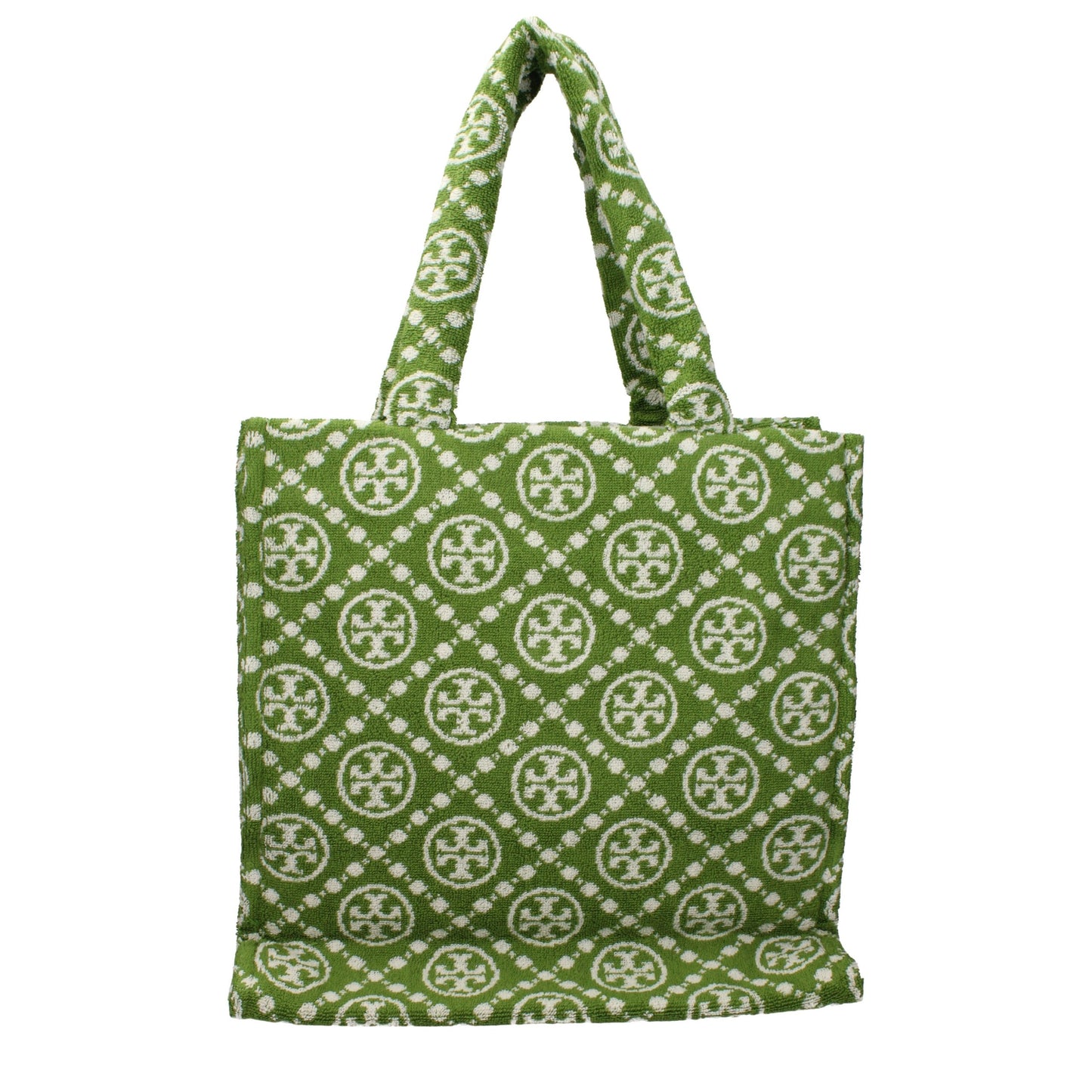 Tory Burch Green Cotton-Like Shoulder Bag Tory Burch