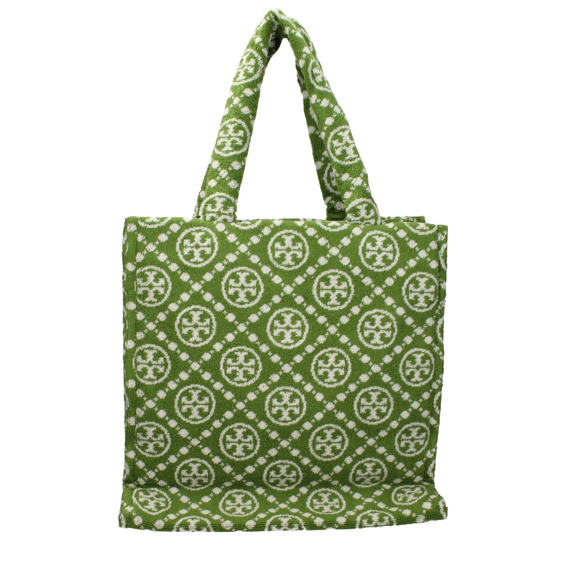 Tory Burch Green Cotton-Like Shoulder Bag Tory Burch
