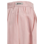 Prada multicolor silk long skirt with flowing fabric and vibrant pattern, stylish and elegant for women.