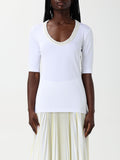 Fabiana Filippi White Cotton T-Shirt Fabiana Filippi