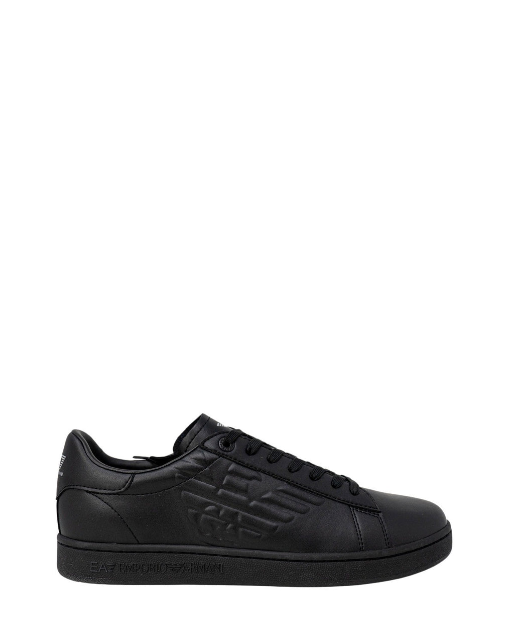EA7 Emporio Armani Black Polyester Low Top Sneakers EA7 Emporio Armani
