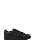 EA7 Emporio Armani Black Polyester Low Top Sneakers EA7 Emporio Armani