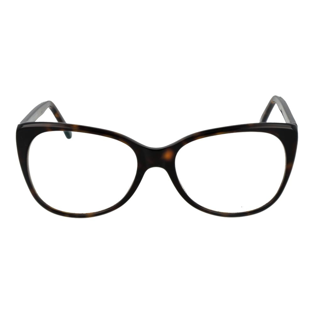 Andy Wolf brown acetate glasses frames with rounded design, showcasing stylish eyewear on a neutral background.