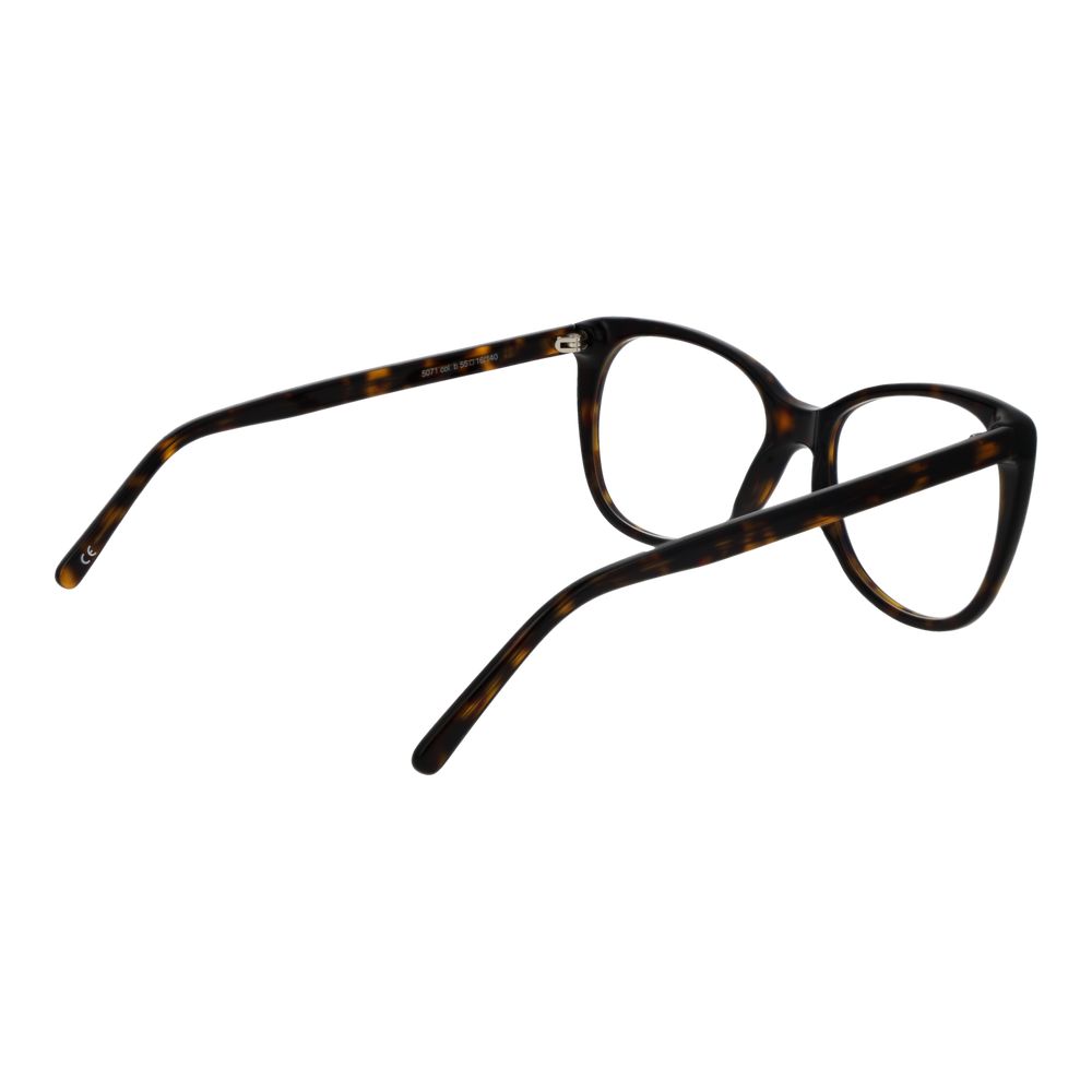 Andy Wolf brown acetate glasses frames with clear lenses, stylish and lightweight eyewear for a modern look.