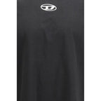 Diesel Black Cotton T-Shirt