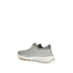 Brunello Cucinelli Gray Cotton Athletic Sneakers Brunello Cucinelli
