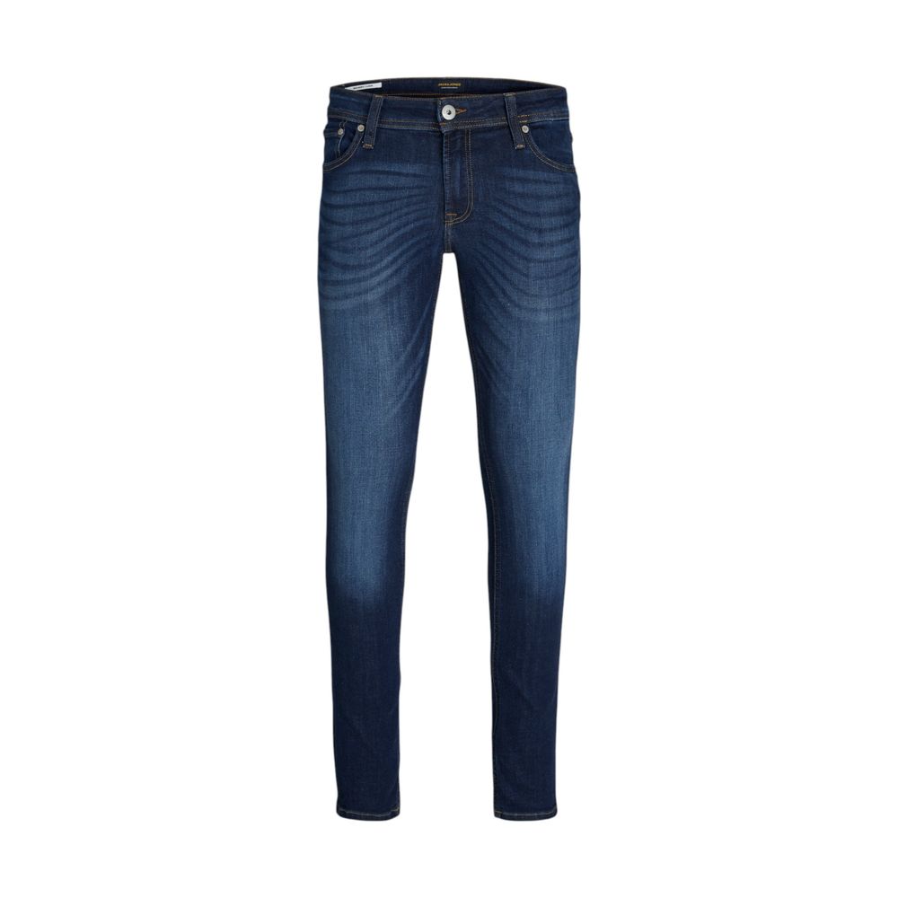 Jack Jones Blue Cotton Skinny Jeans Jack Jones