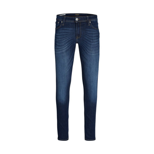 Jack Jones Blue Cotton Skinny Jeans Jack Jones