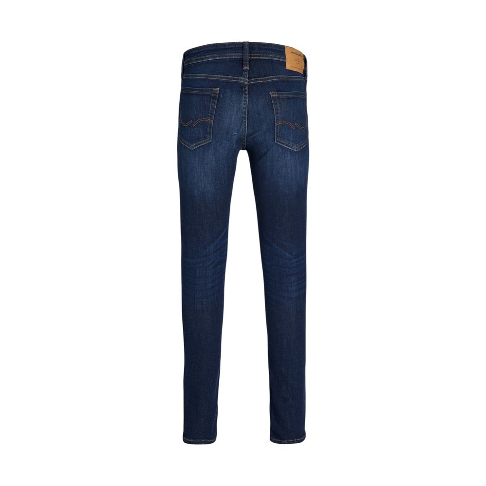 Jack Jones Blue Cotton Skinny Jeans Jack Jones