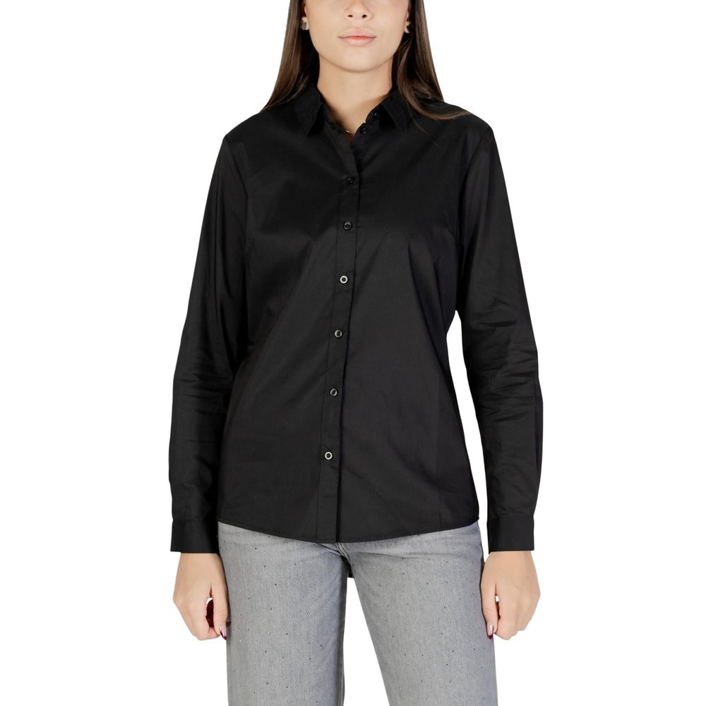 Jacqueline De Yong Black Cotton Blouse Jacqueline De Yong