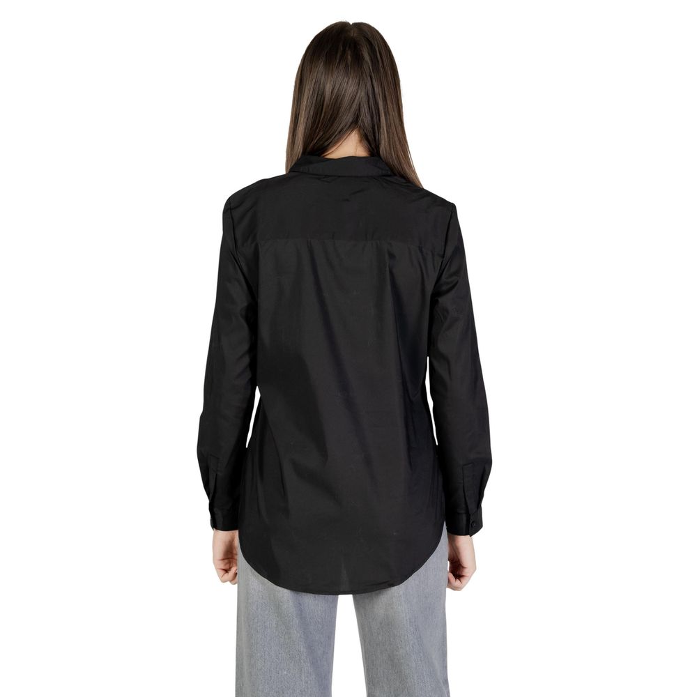 Jacqueline De Yong Black Cotton Blouse Jacqueline De Yong