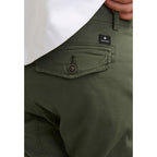 Jack Jones Green Cotton Skinny Pants