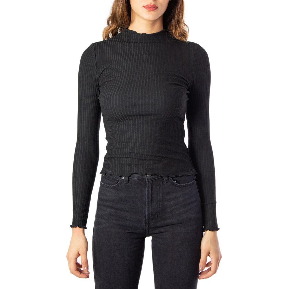 Only Black Polyester Turtleneck Only