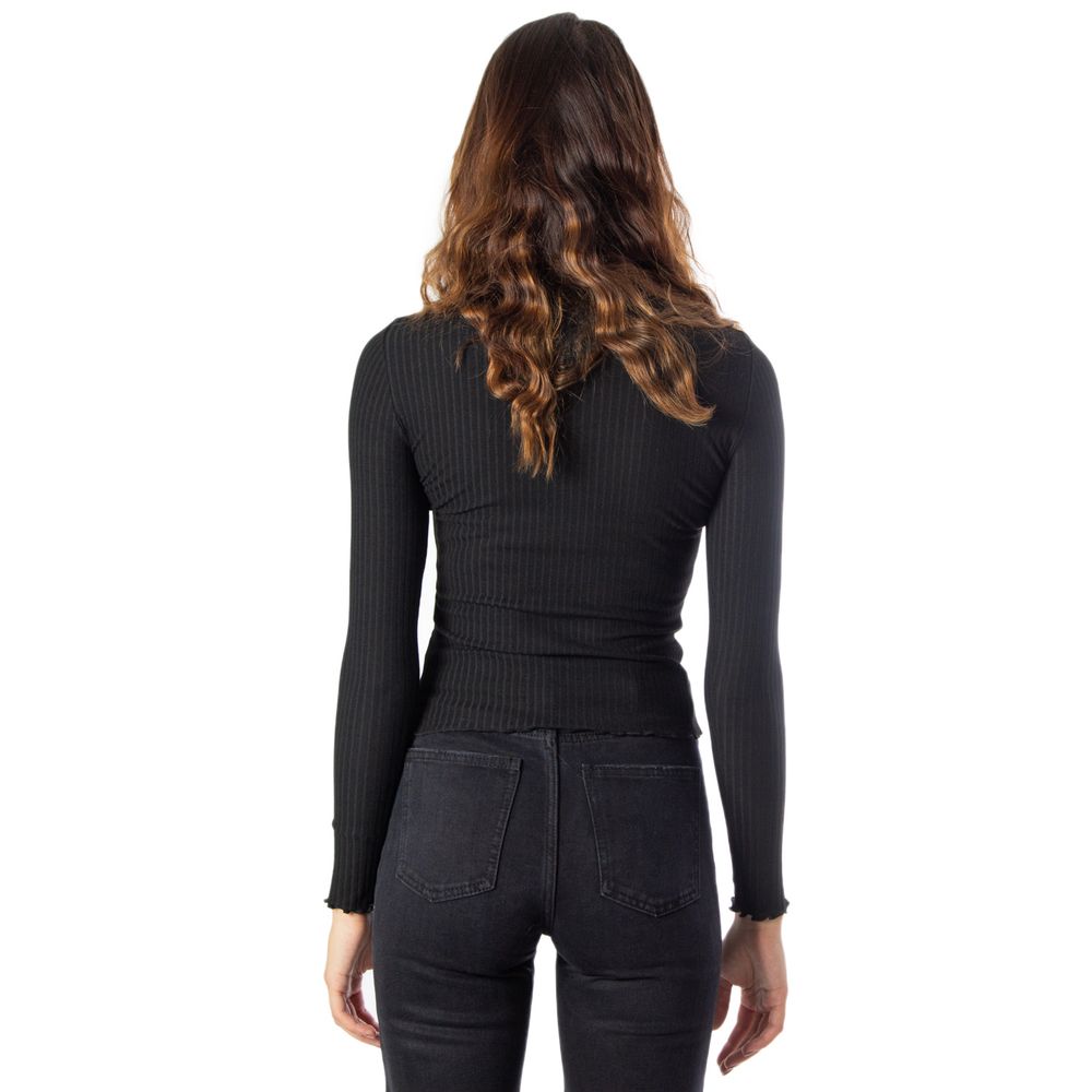 Only Black Polyester Turtleneck Only