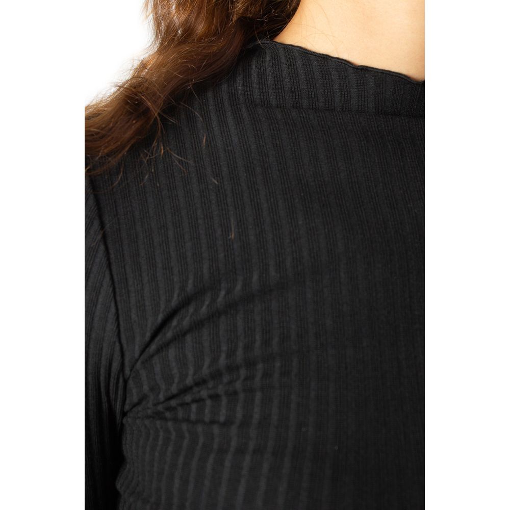 Only Black Polyester Turtleneck Only