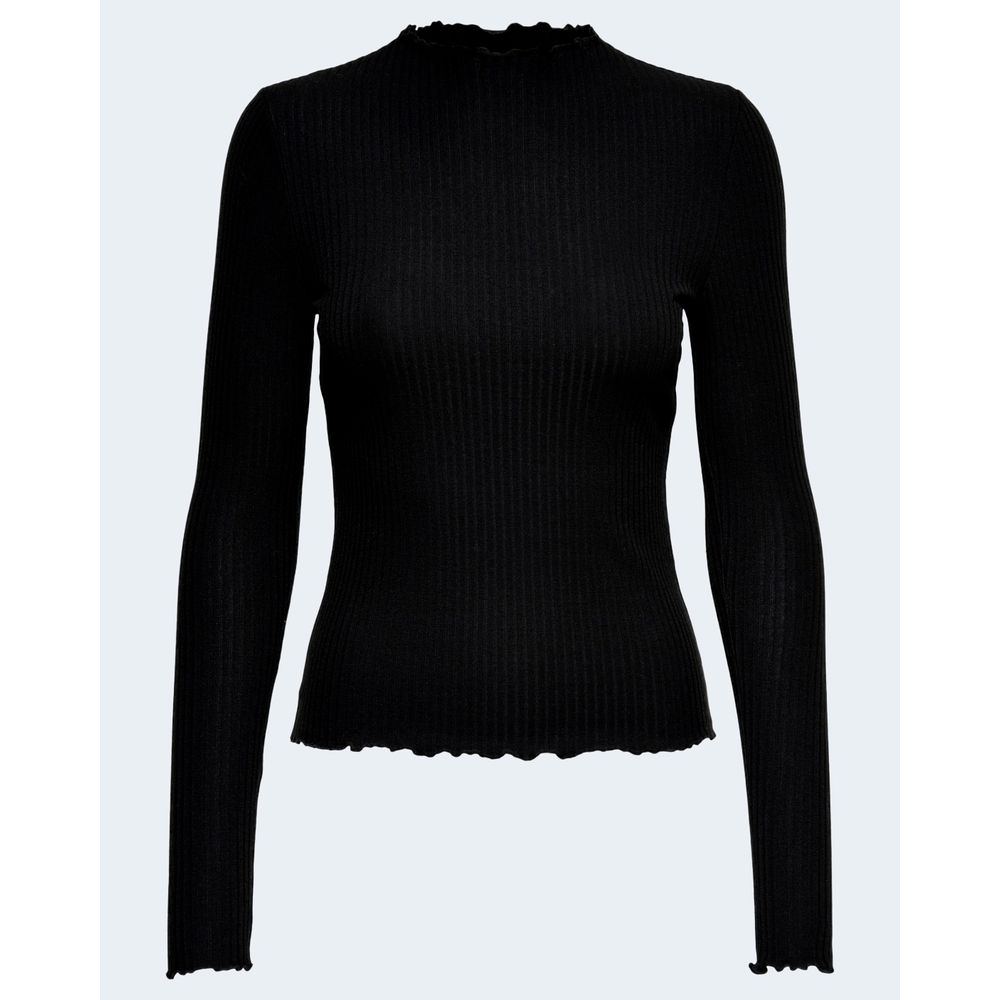 Only Black Polyester Turtleneck Only