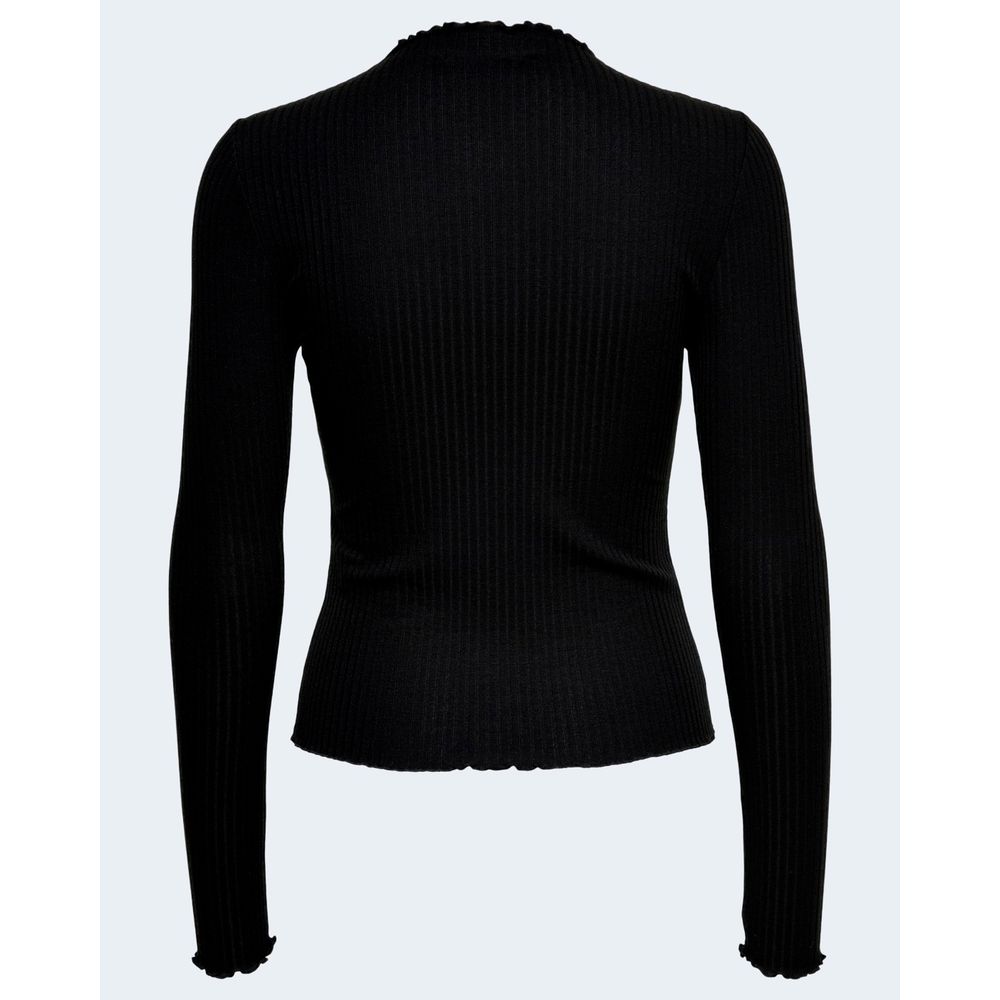 Only Black Polyester Turtleneck Only