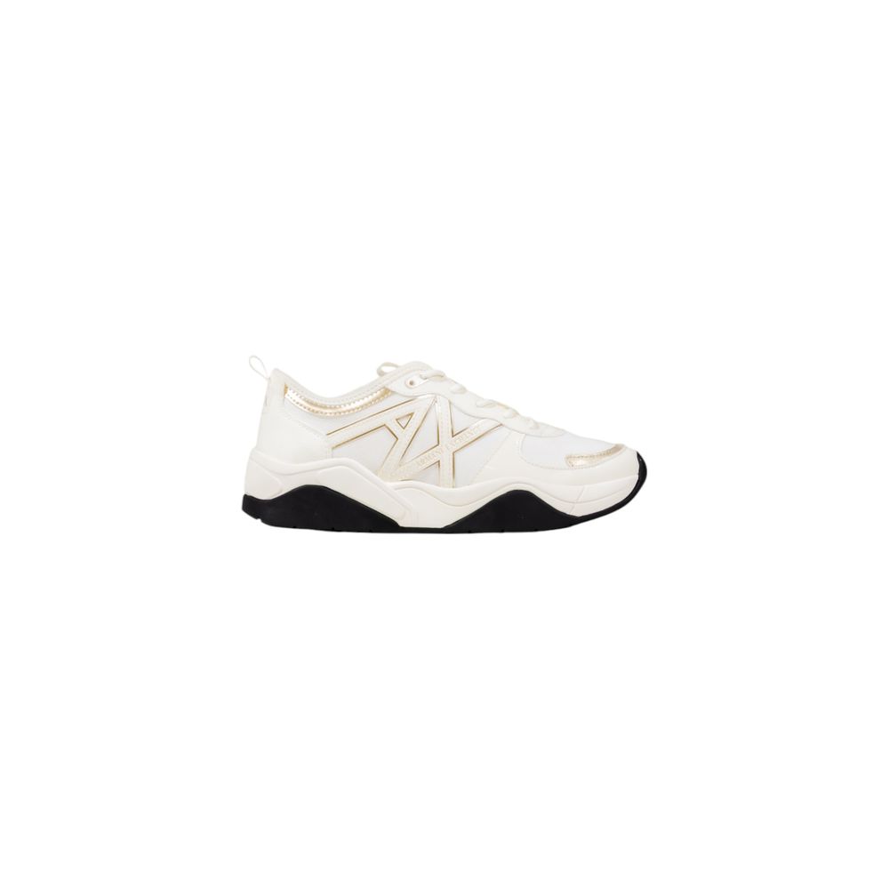 Armani Exchange White Polyester Athletic Sneakers Armani Exchange