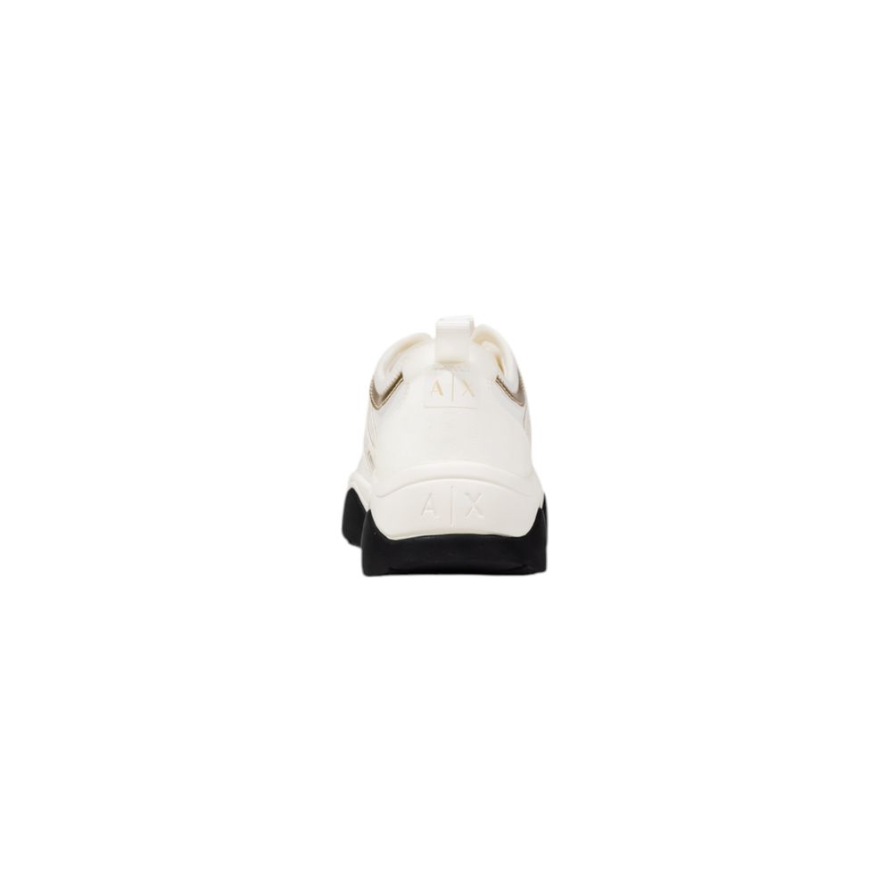 Armani Exchange White Polyester Athletic Sneakers Armani Exchange