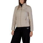 EA7 Emporio Armani Beige Polyester Bomber