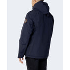 Napapijri Blue Polyester Shell Jacket - Eljoys Fashion 