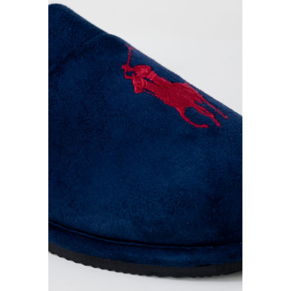 Ralph Lauren Blue Polyester Slippers Ralph Lauren