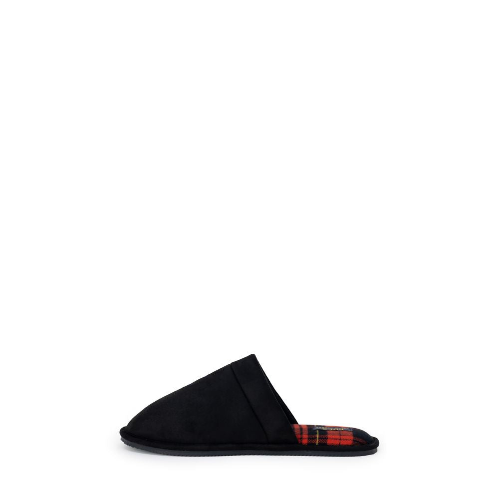 Ralph Lauren Black Polyester Slippers Ralph Lauren