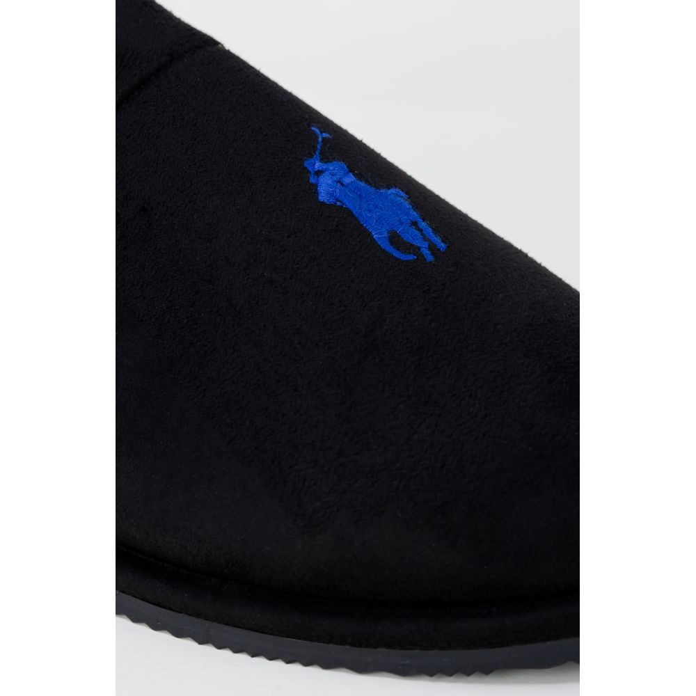 Ralph Lauren Black Polyester Slippers Ralph Lauren