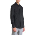 Antony Morato Black Cotton Dress Shirt - Eljoys Fashion 