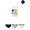 White cotton briefs from Calvin Klein Underwear featuring a classic fit and elastic waistband, shown on a plain background.