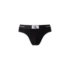 Black cotton briefs from Calvin Klein Underwear with a sleek waistband and comfortable fit, ideal for everyday wear.