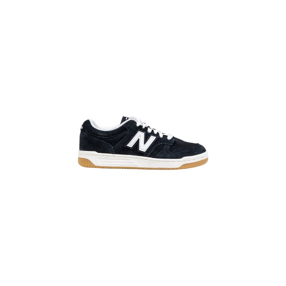 New Balance Black And White Leather Athletic Sneakers New Balance