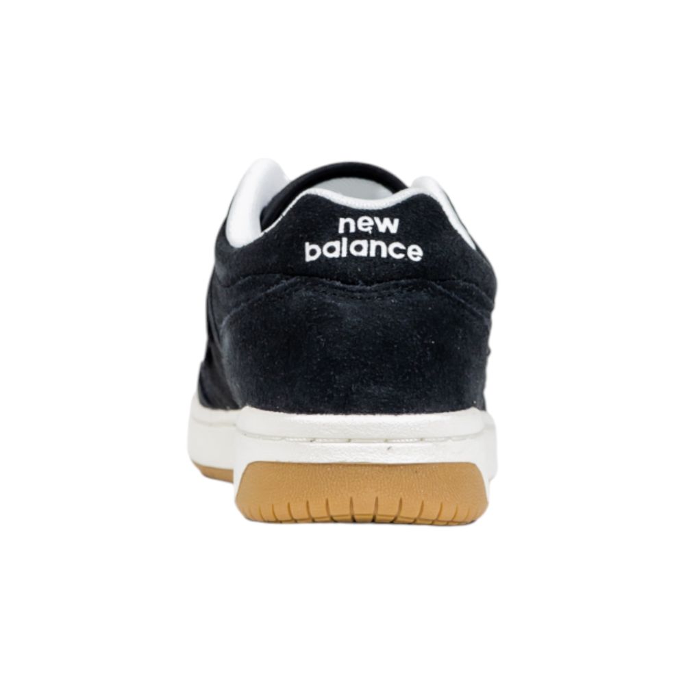 New Balance Black And White Leather Athletic Sneakers New Balance