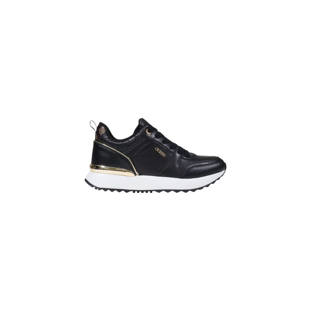 Guess Black Polyethylene Low Top Sneakers Guess