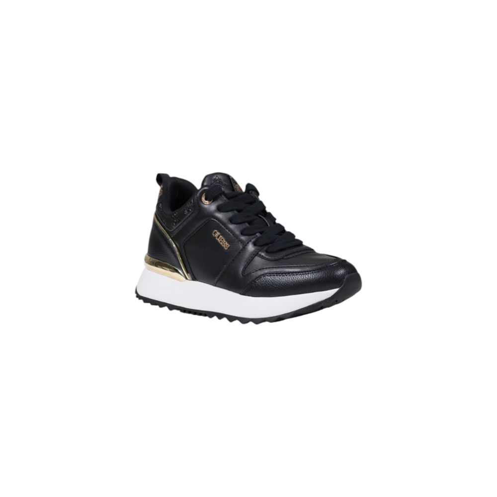 Guess Black Polyethylene Low Top Sneakers Guess