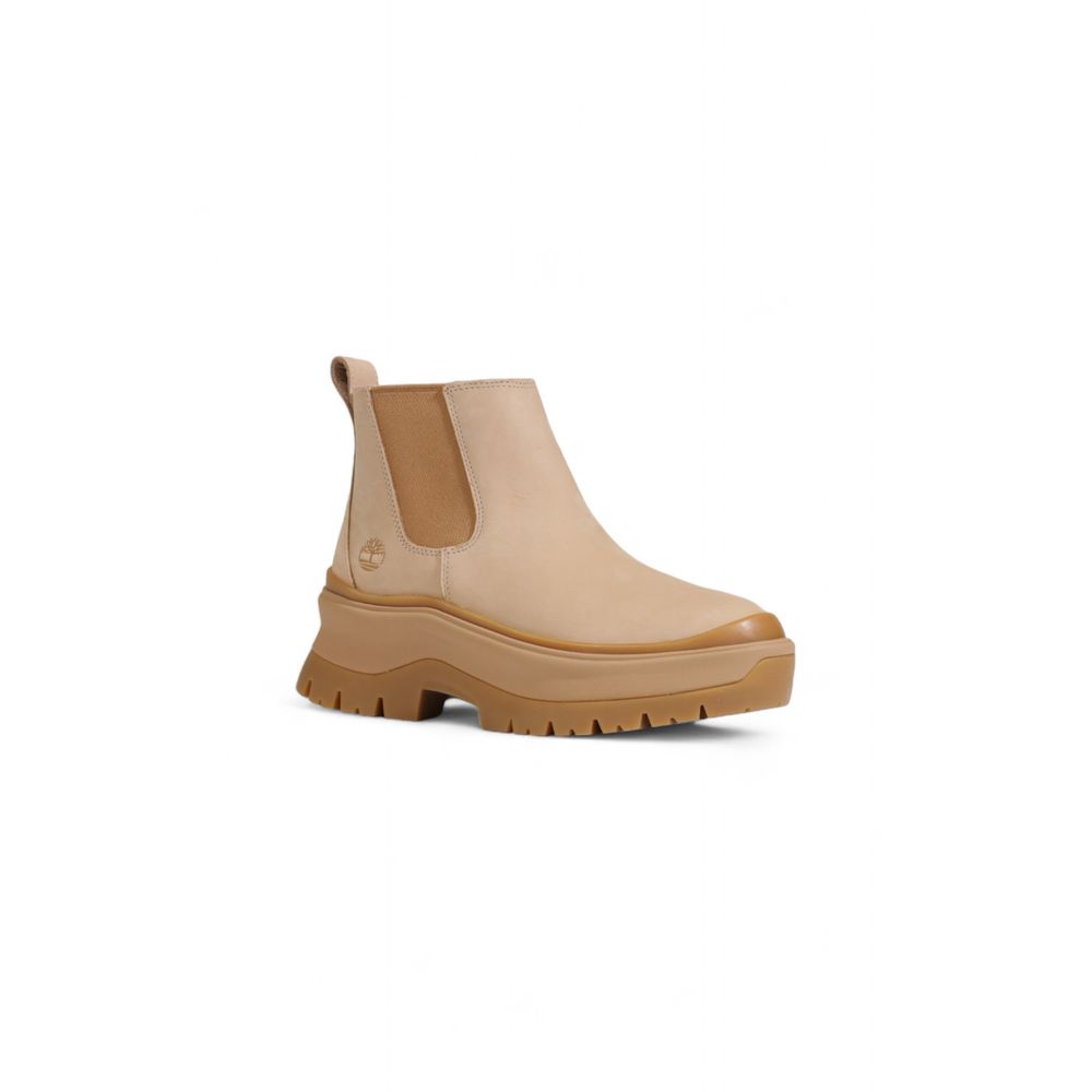 Timberland Beige Suede Leather Ankle Boots Timberland