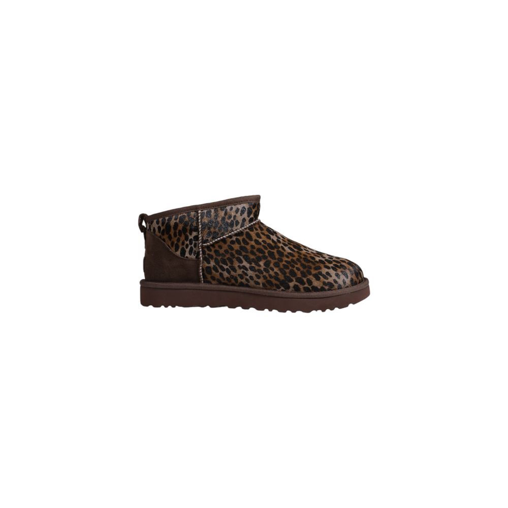 UGG Brown Suede Leather Ankle Boots UGG