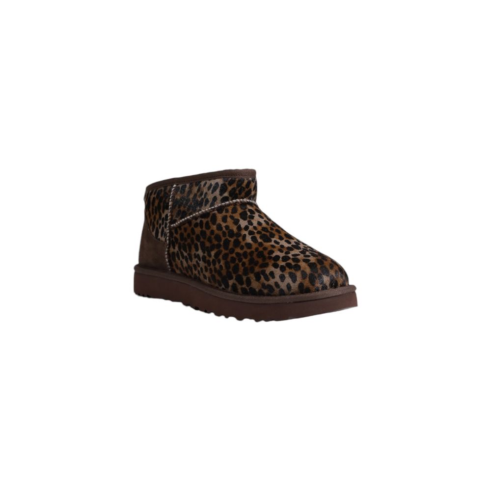 UGG Brown Suede Leather Ankle Boots UGG