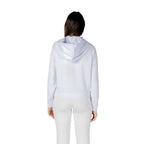 Armani Exchange White Viscose Hoodie