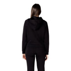 Armani Exchange Black Viscose Hoodie Armani Exchange