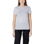 Armani Exchange White Cotton T-Shirt Armani Exchange