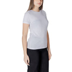 Armani Exchange White Cotton T-Shirt Armani Exchange